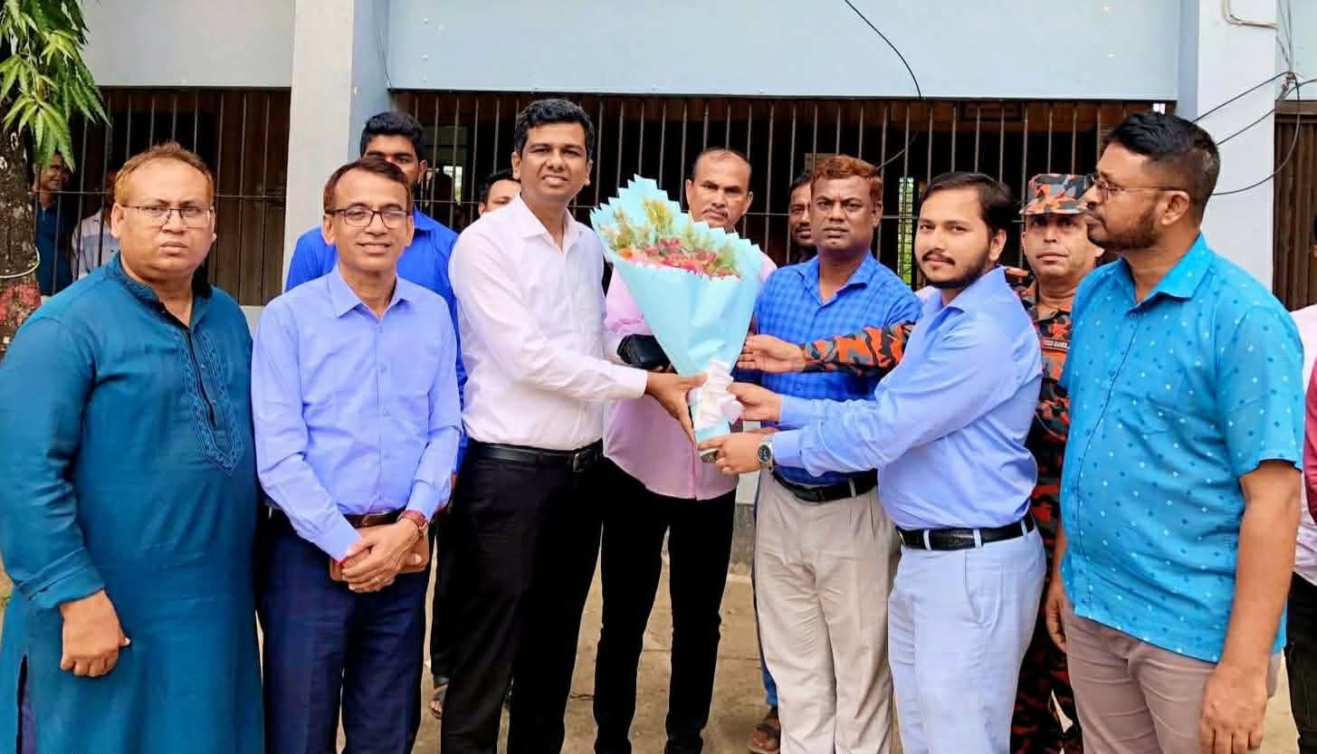 ছাতকে নতুন ইউএনও মো. মহিউদ্দিনের যোগদান