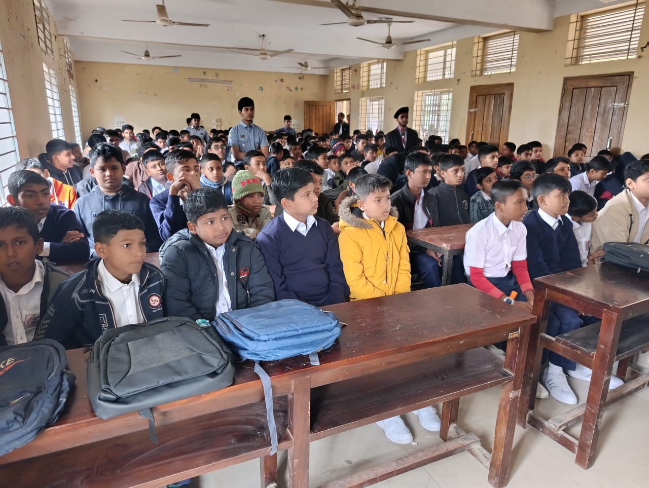 কসবা সরকারি উচ্চ বিদ্যালয়ে বিনামূল্যে বই বিতরণ কার্যক্রম উদ্বোধন